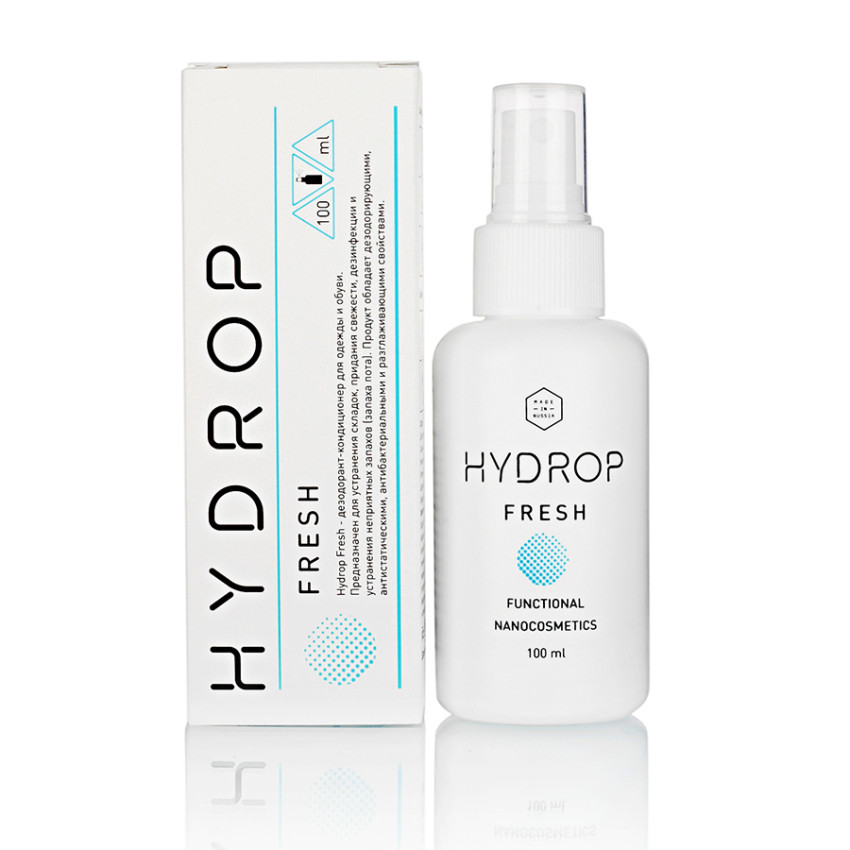 Дезодорант-кондиционер для одежды «Fresh» 100 мл, Hydrop (Гидроп)